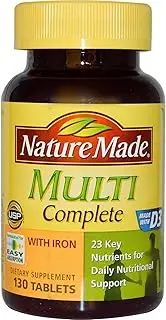 Nature Made Multi Complete Tablets 130 ea (Pack of 6)