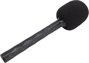 Sxhlseller Wireless Mic Handle Fit for MIC1/2 Lark M1, Handheld Interview Stand with Windproof Foam, Wireless Lav Mic Adapter for Vlogging, Interviews, Podcasting