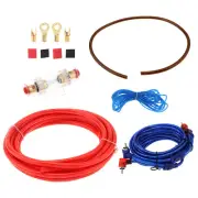 Car Power Amplifier Wiring Kit Audio Subwoofer AMP RCA Cable Sub 8 Guage w/ FUSE