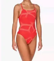 ARENA Womens Tulum Challenge Back Onepiece Swimsuit Sz 24 NWT