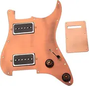 FUTUREORYY Aluminium Pickguard Pickups 3 Ply Guitar Pickguard for Electric Guitar Pre- Humbuckers Easy Install Hh07