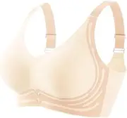[Generic] Bras for Women Everyday Bras Comfortable Comfort Revolution Padded Seamless Bra Yoga Sports Bras