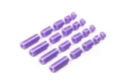 Tamiya - JR Lightweight Plastic Spacer Set, Purple (12/6.7/6/3/1.5mm)