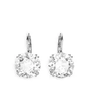 Swarovski Millenia Crystal Drop Earrings in Rhodium Plated