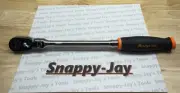 Snap-on Tools USA NEW ORANGE 3/8" Drive Soft Grip Long Flex Ratchet FHLF80AO