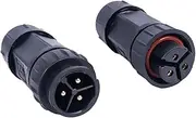 Xiaojiang Store M19 Cable Connector wat/erp/;ro/ofW IP68 20A Electrical Wire Sealed Retardant 2pin 3pin 4pin 5pin 6pin 7pin 8pin Light Wire p/Lug(4 Pin)