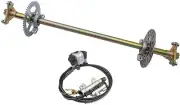 740mm Rear Axle Kit Brake Caliper Assembly for Drift Buggy Trike GoKart ATV Quad