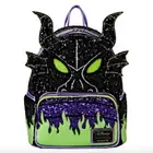 Loungefly Exclusive Maleficent Dragon Sequin Cosplay Light Up Glow Mini Backpack