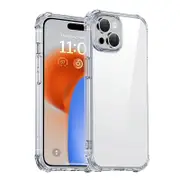 Crystal Clear Shockproof Phone Case For Iphone 15 By Ipaky