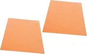 2pcs Double Sided Cutting Pad Sewing Mat for Crafts Cutting Board Sewing Mat Double-Sided Modeling Projects Board Orange Pp