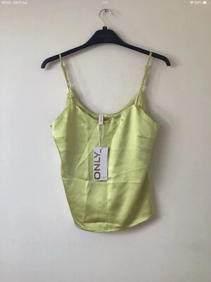 Only Green Camis Top Size 12 New With Tags
