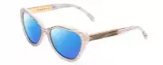 Prive Revaux Hepburn 2.0 Cateye Polarize BIFOCAL Sunglasses White Grey/Gold 56mm