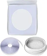 AC Window Vent Kit, Portable AC Sliding Door Vent Kit, Seal Panel Replacement Parts Adjustable Air Conditioner Accessories for Exhaust Hose Dryers Indoor