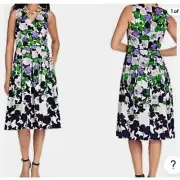 Talbots The Oprah Magazine Collection Floral Dress Size 8P NWT