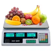 88LB/40KG Deli Electronic Commercial Price Computing Scale with LCD Display for