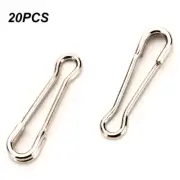 Durable Stainless Steel Fishing Hanging Snap Barrel Swivel Connector Fast lock