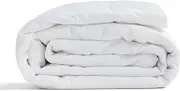 100% Wool Comforter King Size Duvet Insert Noiseless Cotton Shell Cover Down Comforter Temperature Regulation Breathable Comfortable for Summer Lightweight Warm Bedding for a Luxurious Sleep