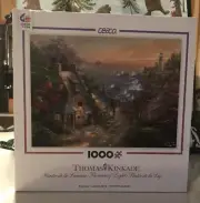 Thomas Kinkade 1000 Puzzle The Village Lighthouse Painter of Light Ceaco NIB
