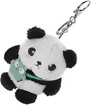 TOPPERFUN Plush Panda Keychain Cute Cartoon Pendant for Handbags Backpacks and Wallets Adorable Stuffed Animal Keyring Women Any Occasion
