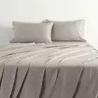 Luxe Bedding Bamboo Cotton 400TC Sheet Set Perla Grey