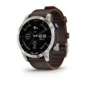 Garmin D2 Mach 1 Aviator Watch with Oxford Brown Leather Band 010-02582-54