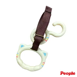 日本People-小貓魔法 推車拉環(1歲6個月以上）附掛勾&吊帶可固定於包包或推車
