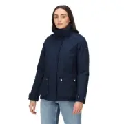 Regatta Women's Leighton Waterproof Jacket Navy Blue Size UK 12 (REFR4)