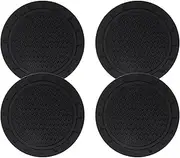 Car Cup Holder Insert Coaster WorthPlanet 4 Pcs Silicone Cup Holder Mat Universal Travel Auto Non-Slip Interior Accessories for Car Truck SUV W120019
