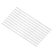 12Pcs 6mm Dia 300mm L Acrylic Round Rod DIY Solid Plastic PMMA Bar
