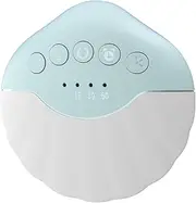 KIBEE Portable White Noise Machine - 12 Soothing Sounds, Timer, Egg-Sized, Night Light for Sleeping Baby & Adults