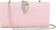 [UShopUK] Faux Suede Hard Case Bridal Wedding Evening Clutch Party Purse Hand Bag