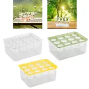 Hydroponic Grower Box 12 Holes Rectangular Planter Container for Vegetables