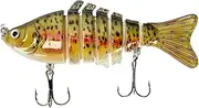 Bass Fishing Lures, Slow Sinking Swimbait, Trout Crank Lure, Realistic Bass Lure, Articulate Bait, Freshwater Fisherman