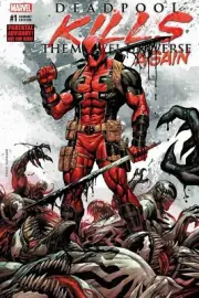 Deadpool Kills The Marvel Universe Comic Book Cover Poster 24X36 inches