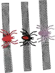 3pcs Cat Collar with Bell Collar Spiderweb Halloween Adjustable Pet Dress Breakaway Girl Costume Accessory with Knotted Bell Kitten Tags Outfit Large Accessories Cloth