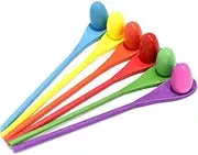 ERINGOGO 1Set Egg Relay Game Spoon Race Training Tool for Outdoor Fun Lightweight and Sensory Integration Game for Family Picnics and Birthday Parties Random Color