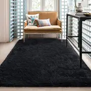 Floor Rugs Shaggy Fluffy Area Modern Soft Shag Carpet For Bedroom Living Room