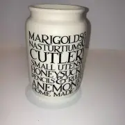 Emma Bridgewater Black Toast Marmalade Vase Large Jam Jar 6”