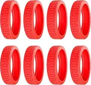 [YMWALK] Silicone Suitcase Protector, 8 Pieces Wheel Covers for Luggage, Waterproof Wheel Protector Covers, Noise Protection and Anti-Dust for Carry-on Wheels, Compatible with Most Suitcases