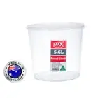 24 x Round Kitchen Pantry Storer 5.6L Food Honey Storage Container Buckets Bin