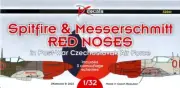 DK Decals 1/32 RED NOSED SPITFIRES AND MESSERSCHMITT Post War Czech Air Force