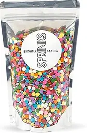 Sprinks Big Bright Confetti Sprinkles 500g | Sugar Sprinkles for Cake Decorating | Edible Decoration for Cakes | Cupcakes | Cookies | Brownies | Ice Cream | Sundaes