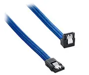 CableMod ModFlex Right Angle SATA 3 Cable 60cm Blue