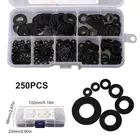 Washer Gasket Nylon Rubber Replacement 250pcs Ring Assortment Industrial