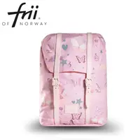 在飛比找PChome24h購物優惠-挪威Frii輕量護脊書包-Butterflies 蝴蝶粉