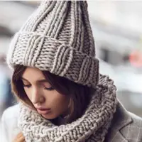 在飛比找ETMall東森購物網優惠-Girl New winter woolen hat wom