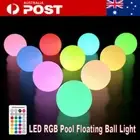 16" LED Pool Floating Ball Light RGB 16 Colour Garden Fairy Light with Remote AU