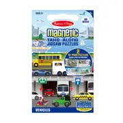 Melissa & Doug Magnetic Take Along Jigsaw Puzzles Vehicles Kids/Childrens Toy 3+