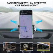 Black Alloy Car Dashboard Storage Phone Holder For Nissan Frontier 2022+