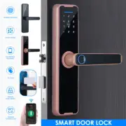 Smart Lock Fingerprint APP Card Password Key Digital Electronic Security Lock AU